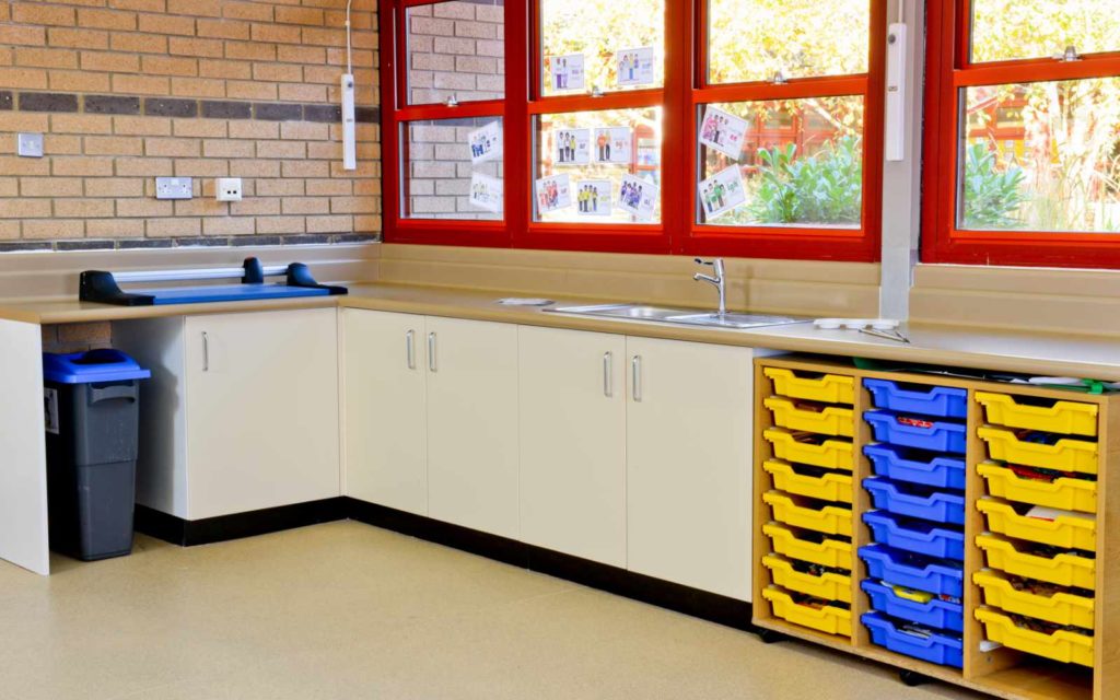 Education furniture at Claycots Primary School